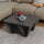 Tavolino design da salotto 80x80x38 cm Diamond antracite