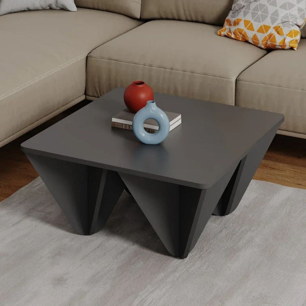 Tavolino design da salotto 80x80x38 cm Diamond antracite sconto