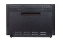 Camino Elettrico da Incasso 42x66x13,5 cm Effetto Fiamma 1500W Aladin Nero