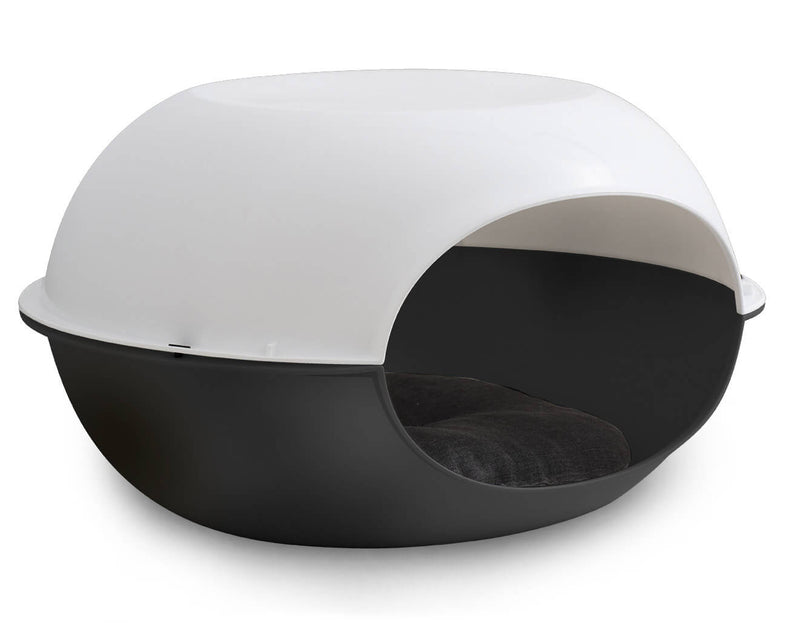 Cuccia per Cani e Gatti 57x48x31 cm in Polipropilene Bianca