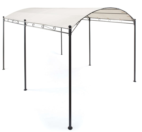 sconto Box Auto da Esterno 3x4 m in Ferro Taddei Versailles s Beige