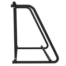 Rastrelliera Portabiciclette a 3 Posti da Esterno 114x58x75cm Nero