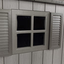 Casetta Box da Giardino Porta Utensili 243,8x457,2 cm in Polietilene Utah