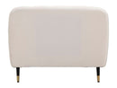 Poltrona Praga 93x71x86 cm in Poliestere Crema/Oro