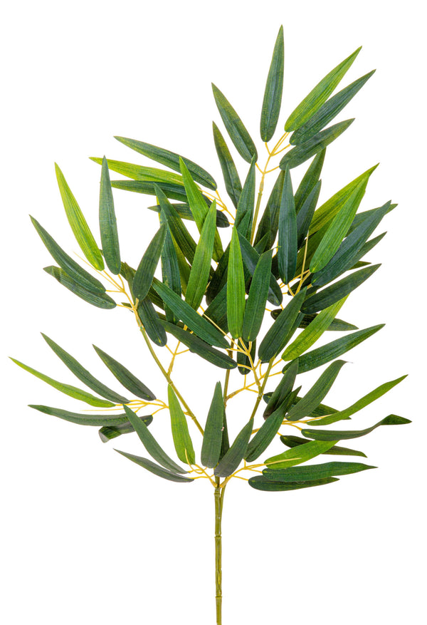 prezzo Set 12 Rami di Bamboo Artificiale Altezza 50 cm Verde