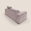 Divano Letto 3 Posti 240x100x95 cm in Tessuto Rosa