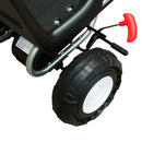 Go-Kart a Pedali per Bambini Bianco e Nero 