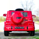 Macchina Elettrica per Bambini 12V con Licenza Mercedes AMG G63 Small Rossa