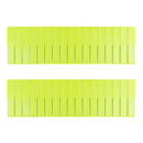 Set 2 Divisori Organizer 130x435mm Componibili per Cassetti in Plastica Grigio