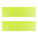 Set 2 Divisori Organizer 130x435mm Componibili per Cassetti in Plastica Marrone