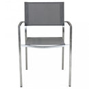 Poltrona Florida 56x57x89 h cm in Textilene Grigio
