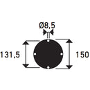 Doccia da Giardino Miscelatore e Lavapiedi ATI Docce Minijet-M Inox Anodizzato