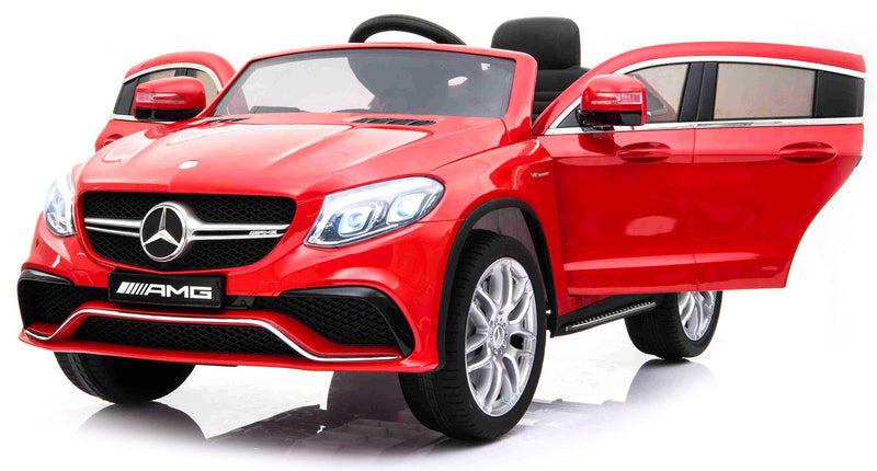 Macchina Elettrica per Bambini 12V Mp4 con Licenza Mercedes GLE 63 AMG Coupè Rossa