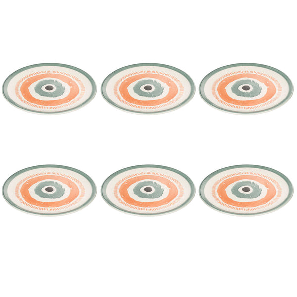 Set 6 Piatti Frutta Ø20x2 cm in Ceramica VdE Tivoli 1996 Occhio Marino online