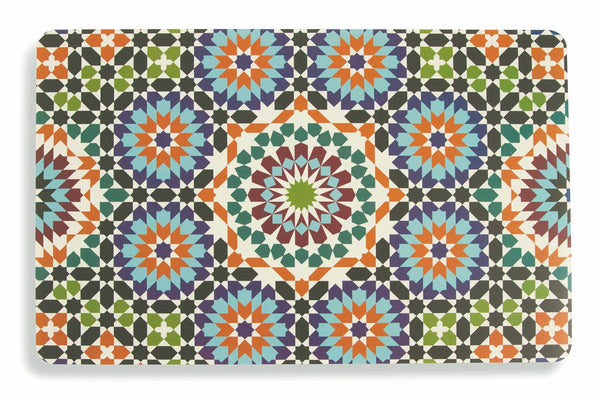 sconto Set 6 Tovagliette 43x28 cm in Plastica Villa d'Este Home Tivoli Marrakech Multicolor