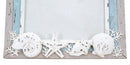 Cornice Seashell 33,5x3,5x38,5 cm in Poliresina