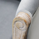 Divano Coleman 107x61x70 h cm in Velluto Grigio