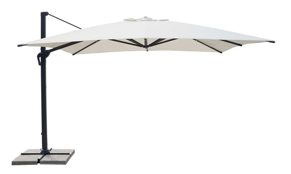 Ombrellone da Giardino 4x4m Telo in Polietilene Ecrù prezzo