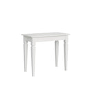 Consolle Allungabile 90-204x48x77 cm in Nobilitato Bianco