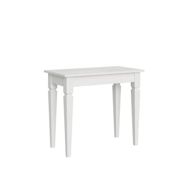 acquista Consolle Allungabile 90-204x48x77 cm in Nobilitato Bianco
