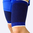 Set 2 fasce elastiche per Coscia unisex supporto tutore gamba sport