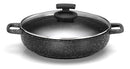 Batteria di Pentole 7 Pezzi in Alluminio Pressofuso Antiaderente Olympia Hard Cook Big