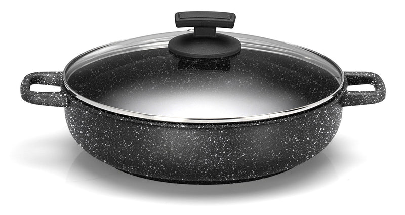 Batteria di Pentole 4 Pezzi in Alluminio Pressofuso Antiaderente Olympia Hard Cook