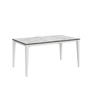Tavolo Allungabile 160/210/260x90x76,6 cm Kaneva Marmo Calacatta