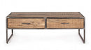 Tavolino 2 Cassetti 120x60x40h cm Elmer