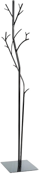 Appendiabiti da Terra 33x33x178 cm in Ferro Battuto Vasconi Platano Nero