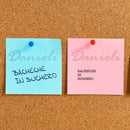 Lavagna con Fondo in Sughero 150x100 cm in Alluminio Silver