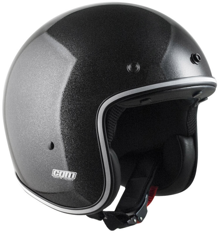 Casco Jet per Scooter CGM Diamond 170Y Nero Glitter Varie Misure