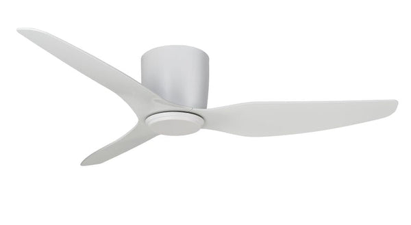 sconto Ventilatore da Soffitto con 3 Pale in Abs Ø127 cm 3 Velocità Martec Flush Bianco