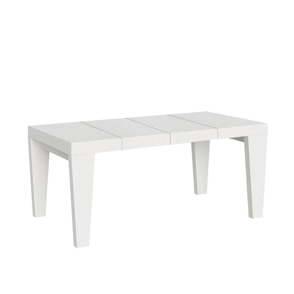 Tavolo Allungabile 90/246x90x77 cm Spimbo Premium Bianco Frassino sconto