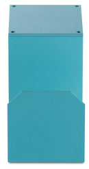 Portatubo Quadrato per Fontane da Giardino in Ferro Antiruggine Belfer 42/PGQ Turchese