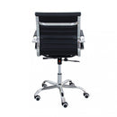 Poltrona da Ufficio Julie 60x60x100/110 h cm in Poliuretano Nero