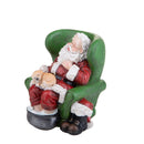 Statuina Babbo Natale con Poltrona 16,5 cm in Resina