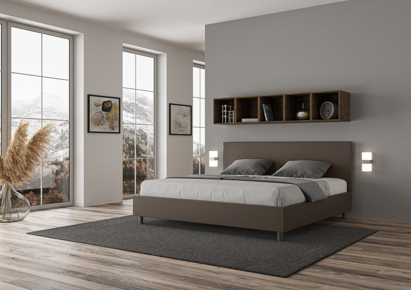 Letto Matrimoniale Adele Cappuccino Varie Misure