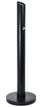 Posacenere a Colonna Ø32 cm in Metallo Nero Opaco 1,9L per Esterno