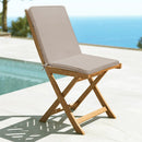 Cuscino Real Medio 90x40x4 cm in Poliestere Tortora