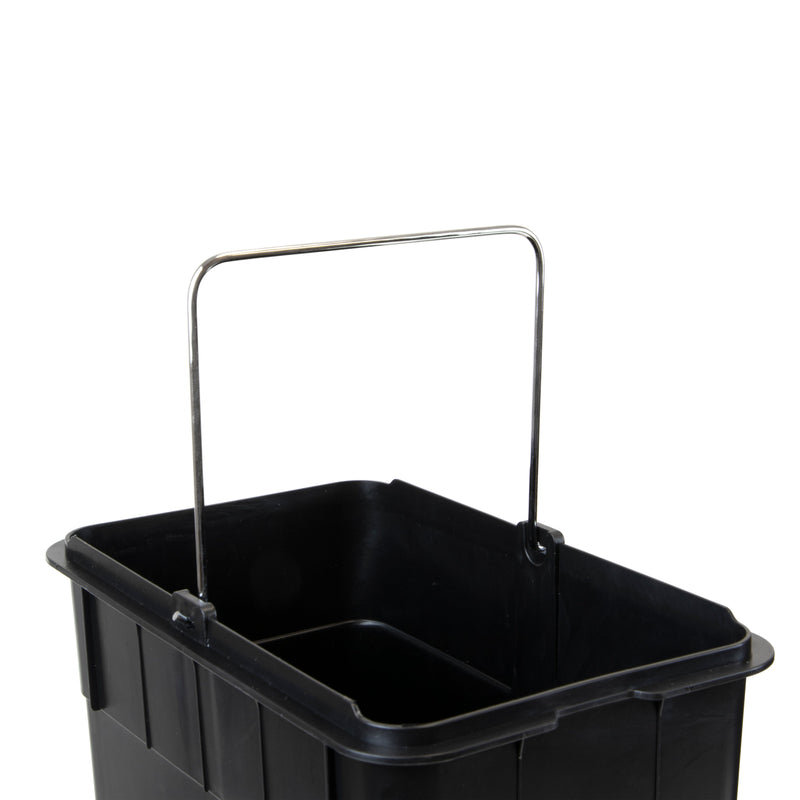 Contenitore Recycle Inox con Scomparti Impostato 3X15 Acciaio Inossidabile Emuca