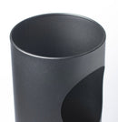 Pattumiera Gettacarte Ø24,3xh66,5 cm con Posacenere in Acciaio Inox