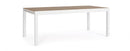 Tavolo Allungabile Elias 200-300x95 cm Bianco in Alluminio