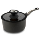 Casseruola 1 Manico Ø18 cm Antiaderente Induzione Silex Elegance Black Nero