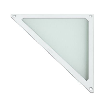 acquista Accessorio di Chiusura per Applique con Cornice in Vetro Colore Bianco per Esterno Linea Three Livos