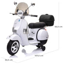 Piaggio Vespa PX150 Full Elettrica 12V per Bambini Bianca