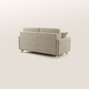 Divano Letto 3 Posti 180x94x97 cm in Tessuto Beige