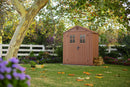 Casetta da Giardino Porta Attrezzi 190x122x221 cmin Evotech+ Keter Darwin 6x4 Marrone