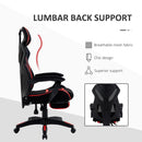 Sedia da Gaming Ergonomica 65x65x119-129 cm in Similpelle Nera