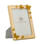 Cornice Glam Butterfly 19,5x2,5x24,5 cm in Poliresina e Vetro Oro